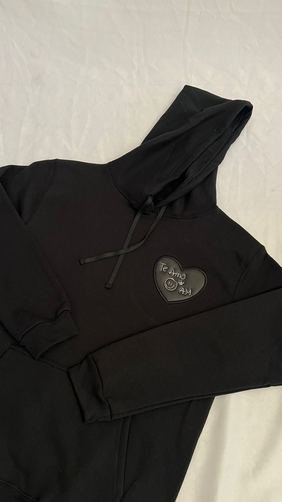 Sudadera con bordado de mensaje personalizado