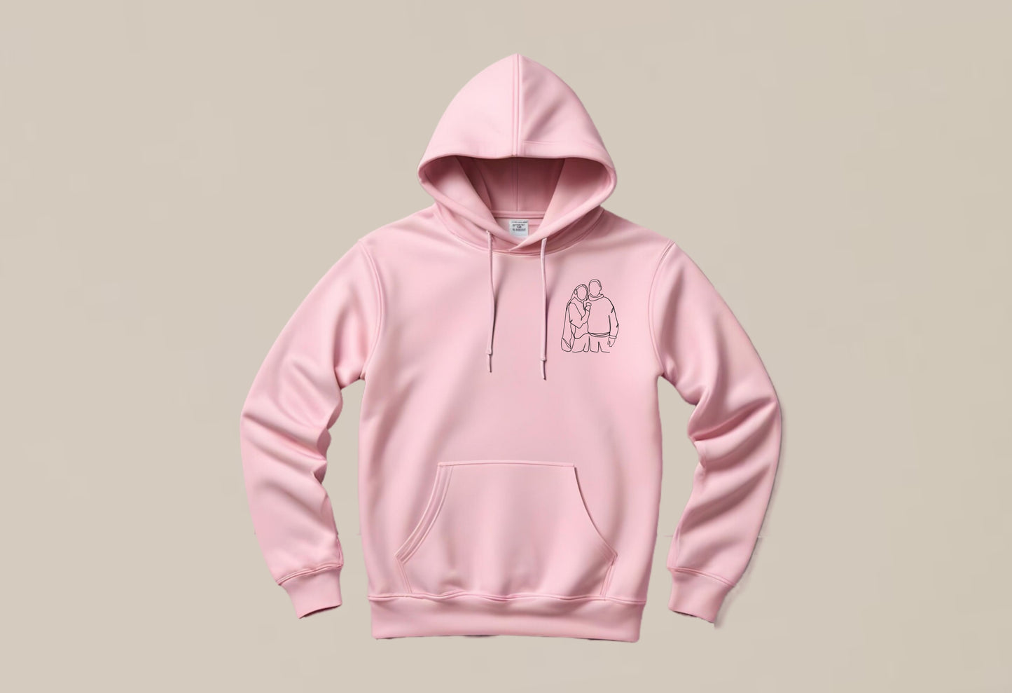 Sudadera con bordado de foto personalizada