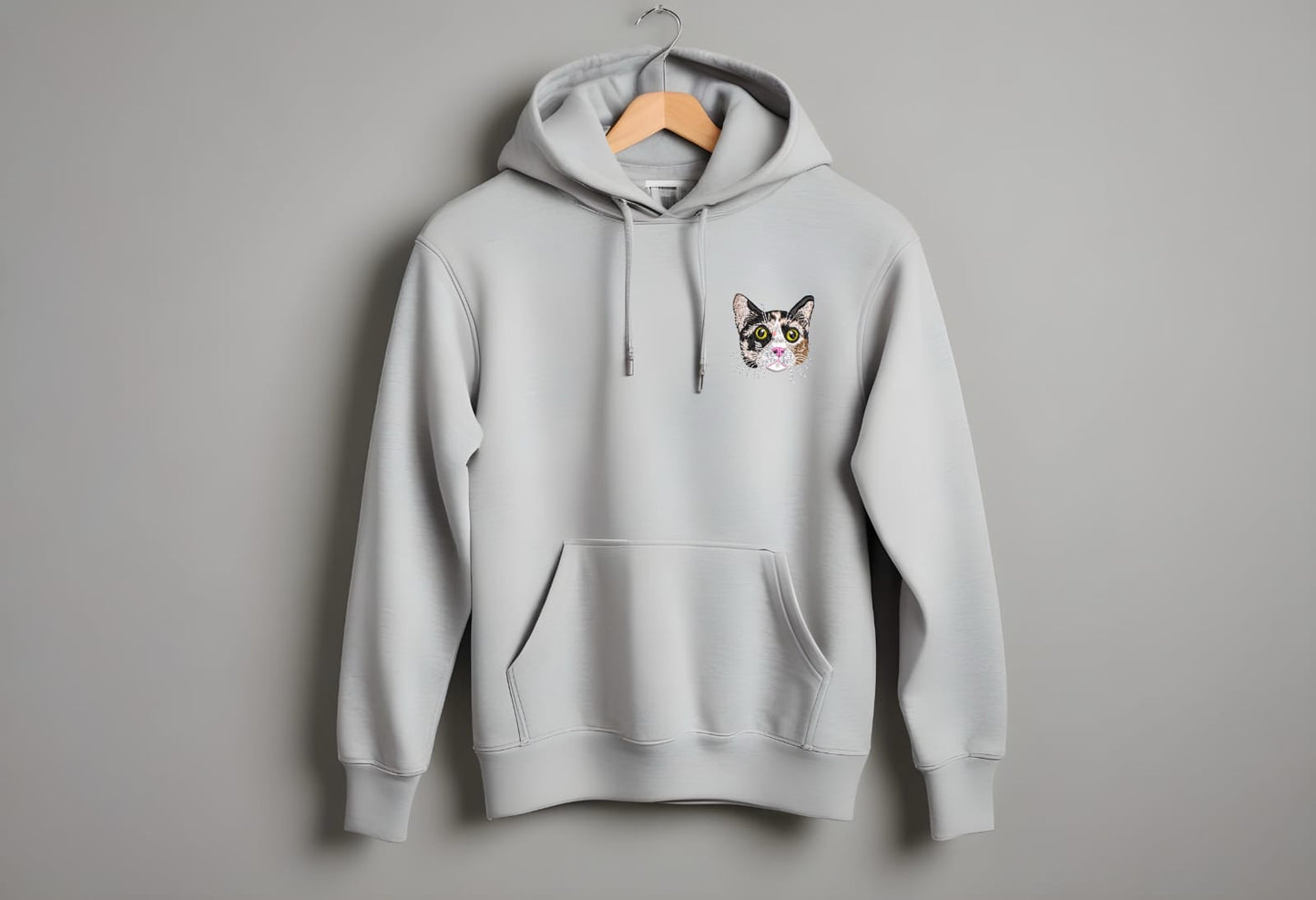 Sudadera con bordado de mascota personalizado