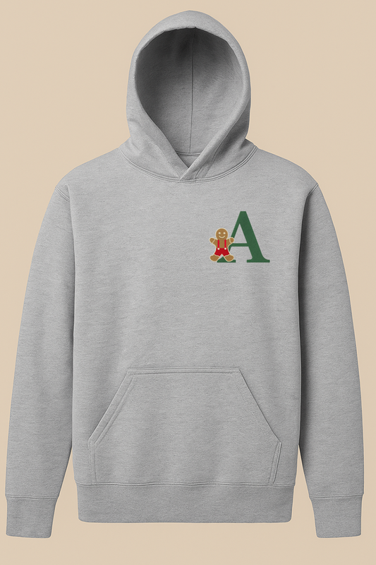 Sudadera letra galleta de gengibre